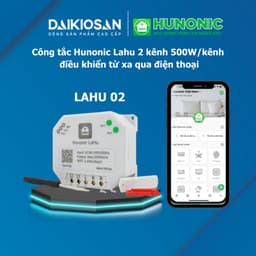 Công Tắc Wifi Thông Minh Hunonic Lahu 1 Kênh / 2 Kênh / 4 Kênh Điều Khiển Từ Xa Qua Điện Thoại 3