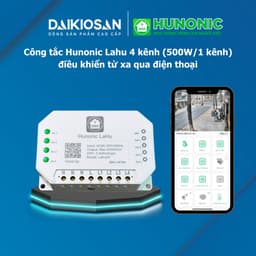 Công Tắc Wifi Thông Minh Hunonic Lahu 1 Kênh / 2 Kênh / 4 Kênh Điều Khiển Từ Xa Qua Điện Thoại 5