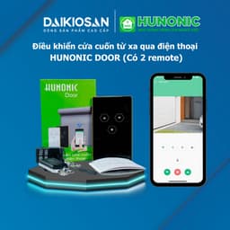 Công Tắc Cửa Cuốn Thông Minh WiFi + BLE Hunonic Door, Điều Khiển Từ Xa, Kèm 2 Remote, BH 24 Tháng 3