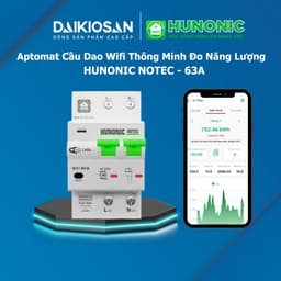 Aptomat Thông Minh Wifi Hunonic Notec Điều Khiển Từ Xa - Aptomat Hunonic 40A 63A 80A 2