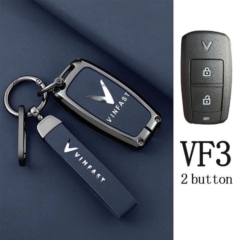 Vỏ Bọc Bảo Vệ Chìa Khóa Ô Tô Vinfast VF3 Chất Liệu Hợp Kim Cao Cấp Bảo Vệ Chìa Khóa Bảo Vệ Ốp Khoá