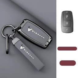 Vỏ Bọc Bảo Vệ Chìa Khóa Ô Tô Vinfast VF3 Chất Liệu Hợp Kim Cao Cấp Bảo Vệ Chìa Khóa Bảo Vệ Ốp Khoá 7