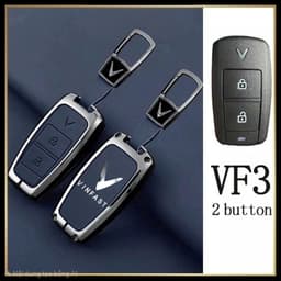 Vỏ Bọc Bảo Vệ Chìa Khóa Ô Tô Vinfast VF3 Chất Liệu Hợp Kim Cao Cấp Bảo Vệ Chìa Khóa Bảo Vệ Ốp Khoá 2