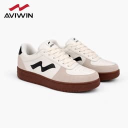 [AVC001] [Tặng kèm Tất] Giày Sneaker Thể Thao AVIWIN AviClassic AVC 001 Unisex Nam Nữ Đế TPR Cao 4cm 1