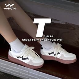 [AVC001] [Tặng kèm Tất] Giày Sneaker Thể Thao AVIWIN AviClassic AVC 001 Unisex Nam Nữ Đế TPR Cao 4cm 3