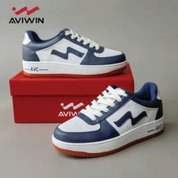 [AVC002] [Tặng Kèm Tất] Giày Sneaker Thể Thao AVIWIN AviClassic  AVC002 Unisex Nam Nữ Đế TPR Cao 5cm 5