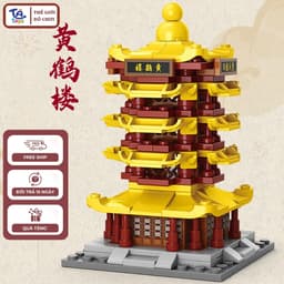 Đồ Chơi Lắp Ghép Tháp Cổ Trung Hoa 300+ Chi Tiết – Kiến Trúc Cổ Trang Mini – TATOYS 2