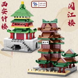 Đồ Chơi Lắp Ghép Tháp Cổ Trung Hoa 300+ Chi Tiết – Kiến Trúc Cổ Trang Mini – TATOYS 4