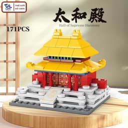 Đồ Chơi Lắp Ghép Tháp Cổ Trung Hoa 300+ Chi Tiết – Kiến Trúc Cổ Trang Mini – TATOYS 9