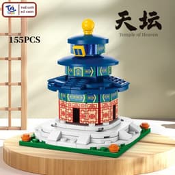 Đồ Chơi Lắp Ghép Tháp Cổ Trung Hoa 300+ Chi Tiết – Kiến Trúc Cổ Trang Mini – TATOYS 7
