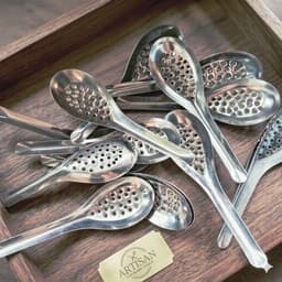Combo 2 chiếc Muôi, thìa, vá, muỗng lọc chanh quất bằng inox 2