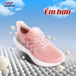 [ AVB002 ] [ Tặng Tất ] Giày Chạy Bộ Nữ Aviwin AviBoost Công Nghệ Đế Boost Siêu Nhẹ Siêu Êm Dành Cho Nữ 3