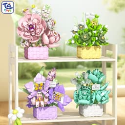 Đồ Chơi Lắp Ghép Hoa Hồng & Các Loài Hoa 200+ Chi Tiết – Mô Hình Hoa Trang Trí Đẹp – TATOYS 3