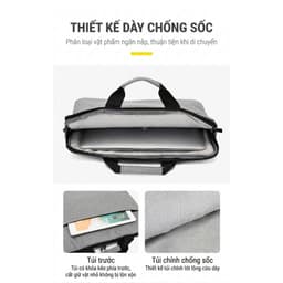 Túi xách công sở 17 inch - Túi laptop chống nước siêu bền, thiết kế tối giản, đựng tài liệu tiện, đi làm chuẩn vibe 4