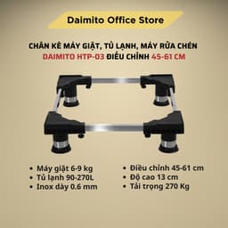 Chân kê máy giặt DAIMITO dùng cho máy giặt, tủ lạnh Electrolux, SamSung, Panasonic, Toshiba 5