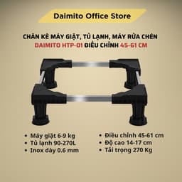 Chân kê máy giặt DAIMITO dùng cho máy giặt, tủ lạnh Electrolux, SamSung, Panasonic, Toshiba 2