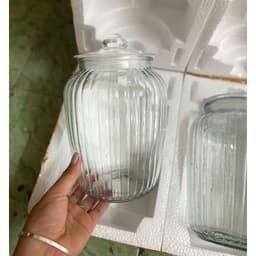 ComBo 2 Hũ Thuỷ Tinh Dung Tích 2200ml Dùng Muối Dưa Ngâm Hoa Quả Tươi Tiện Dụng 2