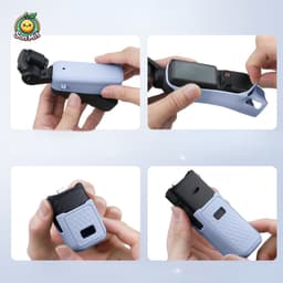 [SẴN] Ốp Silicon Cho DJ.I Os.mo Poc.ket 4 Tay Cầm Máy Ảnh Gimbal Cầm Tay Vỏ Chống Trầy Xước Vỏ Bảo Vệ Mềm Nắp Ống Kính 8