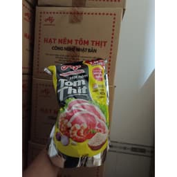 CHÍNH HÃNG FULL VAT nguyên thùng 6 gói Hạt nêm tôm thịt Aji-ngon Ajinomoto 1,8 kg 2