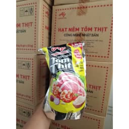 CHÍNH HÃNG FULL VAT nguyên thùng 6 gói Hạt nêm tôm thịt Aji-ngon Ajinomoto 1,8 kg 3