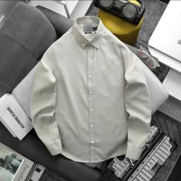 Áo sơ mi tay dài nam [P.o.l.o] chất vải oxford cotton form suông bigsize 110kg - 3bros sơ mi công sở 7