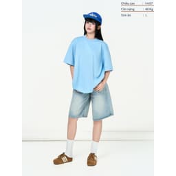 Áo Thun BOXY Local Brand VEQISTU "Áo Thun Trơn ", Áo Thun Boxy Form Rộng Unisex Nam Nữ 250Gsm Cotton 6