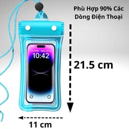 [Có Phao] Túi Chống Nước Điện Thoại 4 Lớp Có Phao Chống Thấm Nước, Cảm Ứng Mượt Mà, Chụp Ảnh Sắt Nét 6