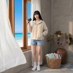 Áo Khoác Gió Nữ Lucie: Chống Nắng, Chống Mưa, Thoáng Mát - Phong Cách Hàn Quốc Thời Thượng, Bảo Vệ Tia UV 9