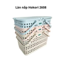 Làn Đi Sinh Việt Nhật 2608, Giỏ Đựng Đồ Em Bé Có Nắp Nhựa Bền Đẹp, Dễ Mang Theo - DOMUS 5