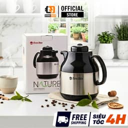 Phích pha trà Rạng Đông 1 lít inox RD 1055 ST1 có lưới lọc, ruột thủy tinh giữ nhiệt cao cấp 3
