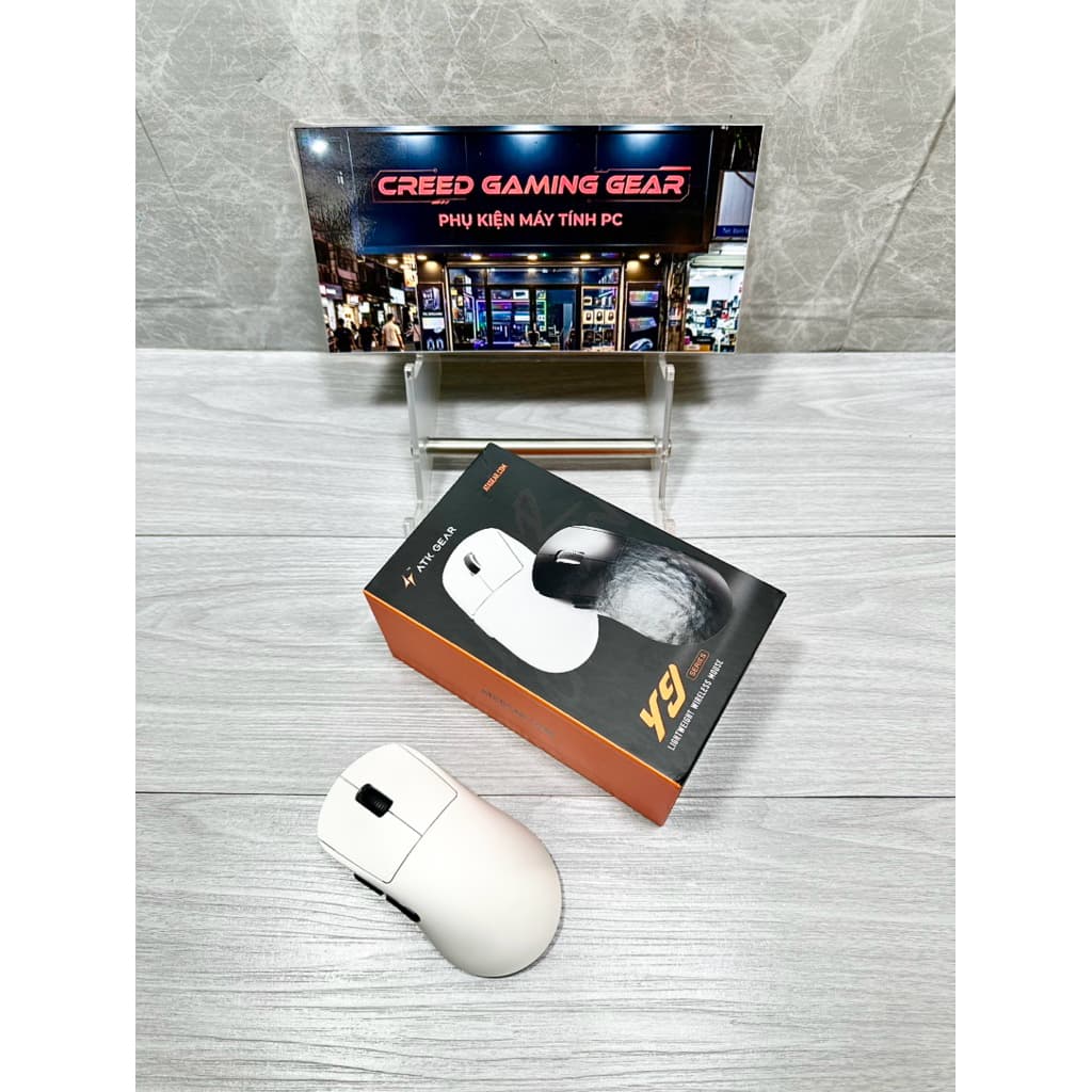 BH12 tháng đủ- Chuột Gaming Không Dây ATK Dragonfly Y9 ProMax | Ultimate 2.0 -PAW3950 Ultra, Dual 8K Wireless