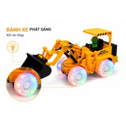 🚜 XE CÔNG TRÌNH MÁY XÚC  CHO BÉ 🚜 👉 Đồ chơi vận hành cơ – xoay gầu linh hoạt, bé chơi cực thích 5