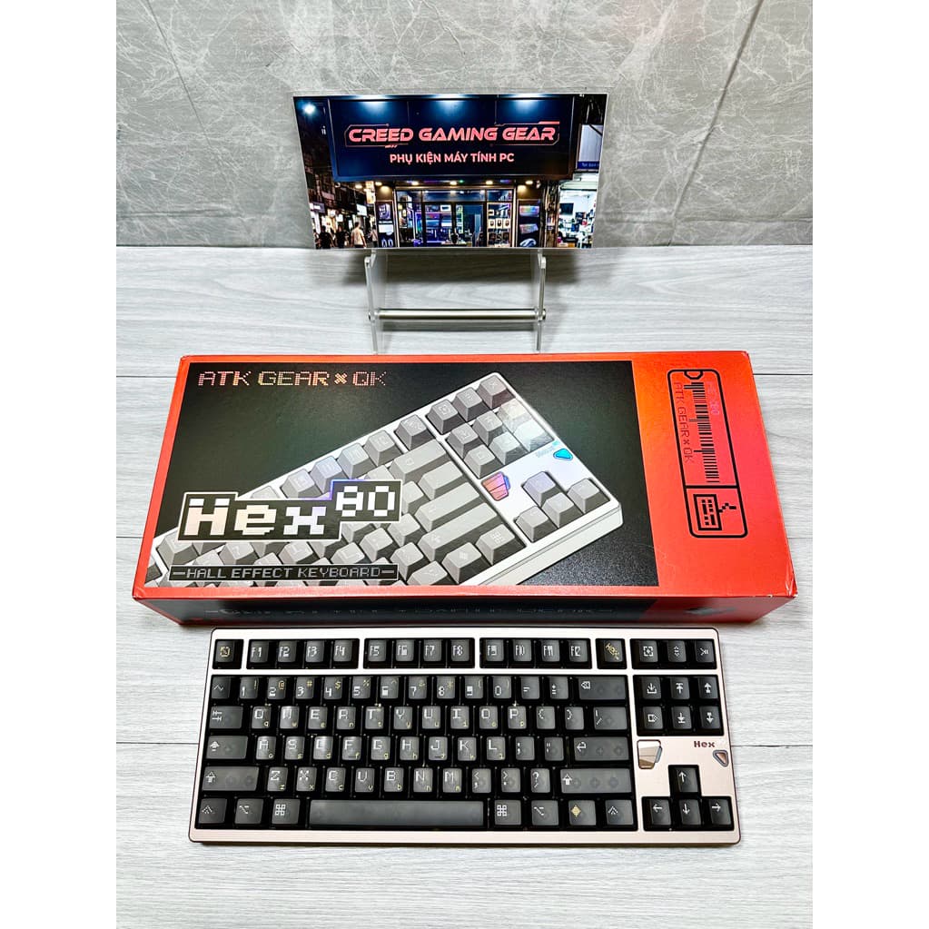 Bàn phím gaming ATK × QK Hex80 - Bàn phím Hall Effect chất lượng cao cho Gaming