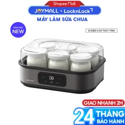 Máy làm sữa chua LocknLock EJY213GRY Kèm 6 Hủ Thuỷ Tinh 220-240V, 50/60Hz, 20W, 1.08L - Màu xám - Chính Hãng - JoyMall 2