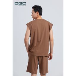 Bộ tanktop nam DGC Chất vải co giãn mềm mại, form dáng rộng thoải mái năng động - SATTBBD301M-S 4