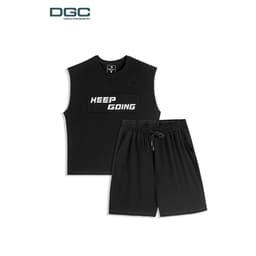 Bộ tanktop nam DGC Chất vải co giãn mềm mại, form dáng rộng thoải mái năng động - SATTBBD301M-S 8