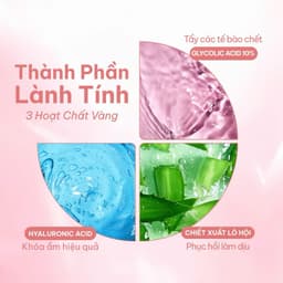 [S-VIP] Toner Sạch Sâu Hỗ Trợ Giảm Mụn, Mờ Thâm,Sáng Da Compliment Facial Glycolic Acid, AHA/BHA Acids 200ml 6