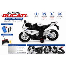 Xe moto điều khiển từ xa 1:16 pin sạc tiện lợi 1