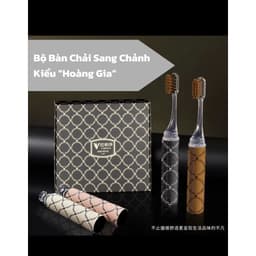 Bộ 4 Chiếc Bàn Chải "Hoàng Gia" Sang Chảnh Dành Cho Nam Và Nữ Gấp Gọn Tiện Lợi Thích Hợp Dễ Dùng Khi Đi Du Lịch.(001) 3