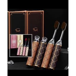 Bộ 4 Chiếc Bàn Chải "Hoàng Gia" Sang Chảnh Dành Cho Nam Và Nữ Gấp Gọn Tiện Lợi Thích Hợp Dễ Dùng Khi Đi Du Lịch.(001) 6