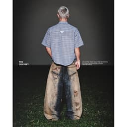 Áo RVB Odyssey Checked Boxy Shirt 8
