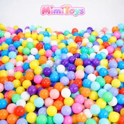 Combo 20/50/100 Bóng Nhựa Mềm MimiToys Cho Bé - Bóng Nhựa Việt Nam An Toàn Nhiều Màu 2