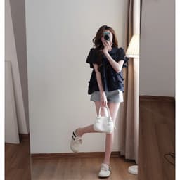 Áo babydoll cổ sen KENCO phối bèo xinh tay phồng - M9966 8