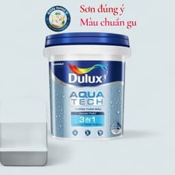 (Ship toàn quốc)- VLXD Chống thấm màu lăn trực tiếp không cần sơn lót DULUX AQUA TECH - không chứa chì và thuỷ ngân 1
