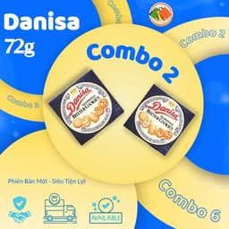 Bánh Danisa Butter Cookies PHIÊN BẢN MỚI | Hộp Giấy 72g | Date 06.2027 4