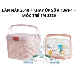 Giỏ Hokori 2610 Việt Nhật, Làn Đi Sinh Có Nắp, Quai Xách Đựng Đồ Mẹ Và Bé, Nhựa Đan Cao Cấp - DOMUS 4