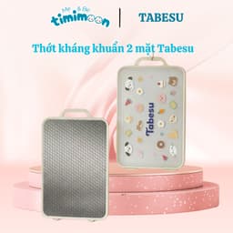 Thớt kháng khuẩn Tabesu 2 mặt, dùng riêng đồ sống, chín an toàn, Thớt chế biến đồ ăn dặm 1