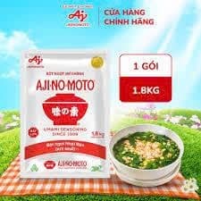 Hàng Chính Hãng FULL VAT Bột ngọt Ajinomoto 1.8 KG Hạt Lớn 2
