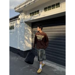 Áo Thun Tay Dài Boxy VIBESTU '' Longsleev Member Only '' Form Unisex 250Gsm Cotton 4