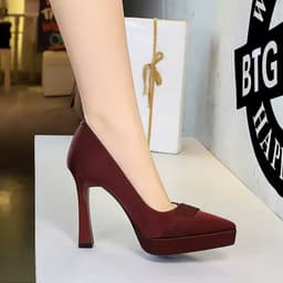 8399-2 giày cao gót  Bigtree cao cấp cao ( 11cm ) 6
